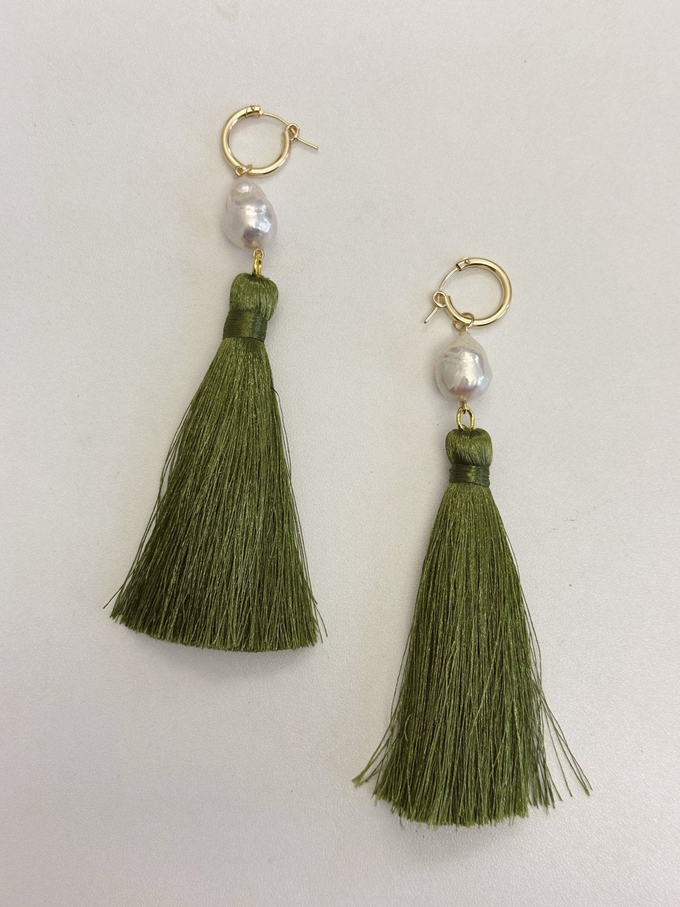Pre - Order: The Tassel Earring - Maris Pearl Co.