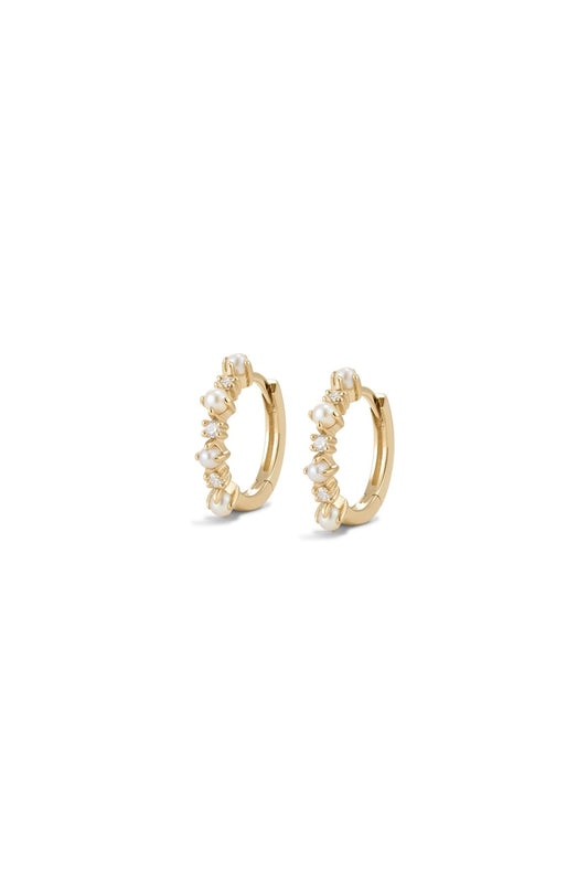 The Grand Pearl Hoop - Maris Pearl Co.