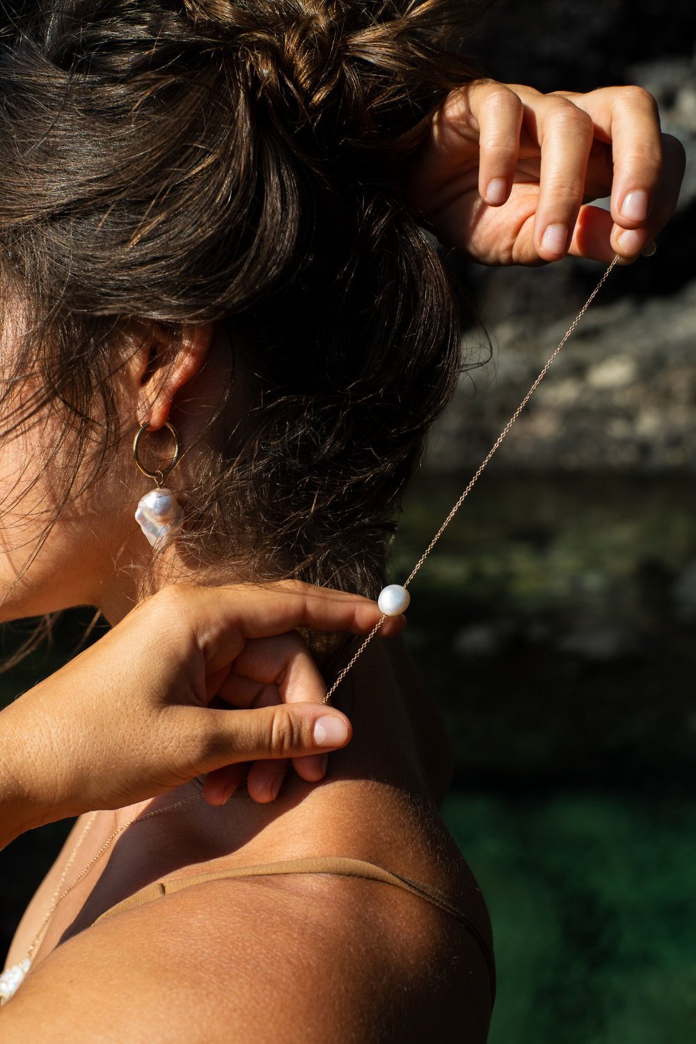 The Net Pendant - Maris Pearl Co.