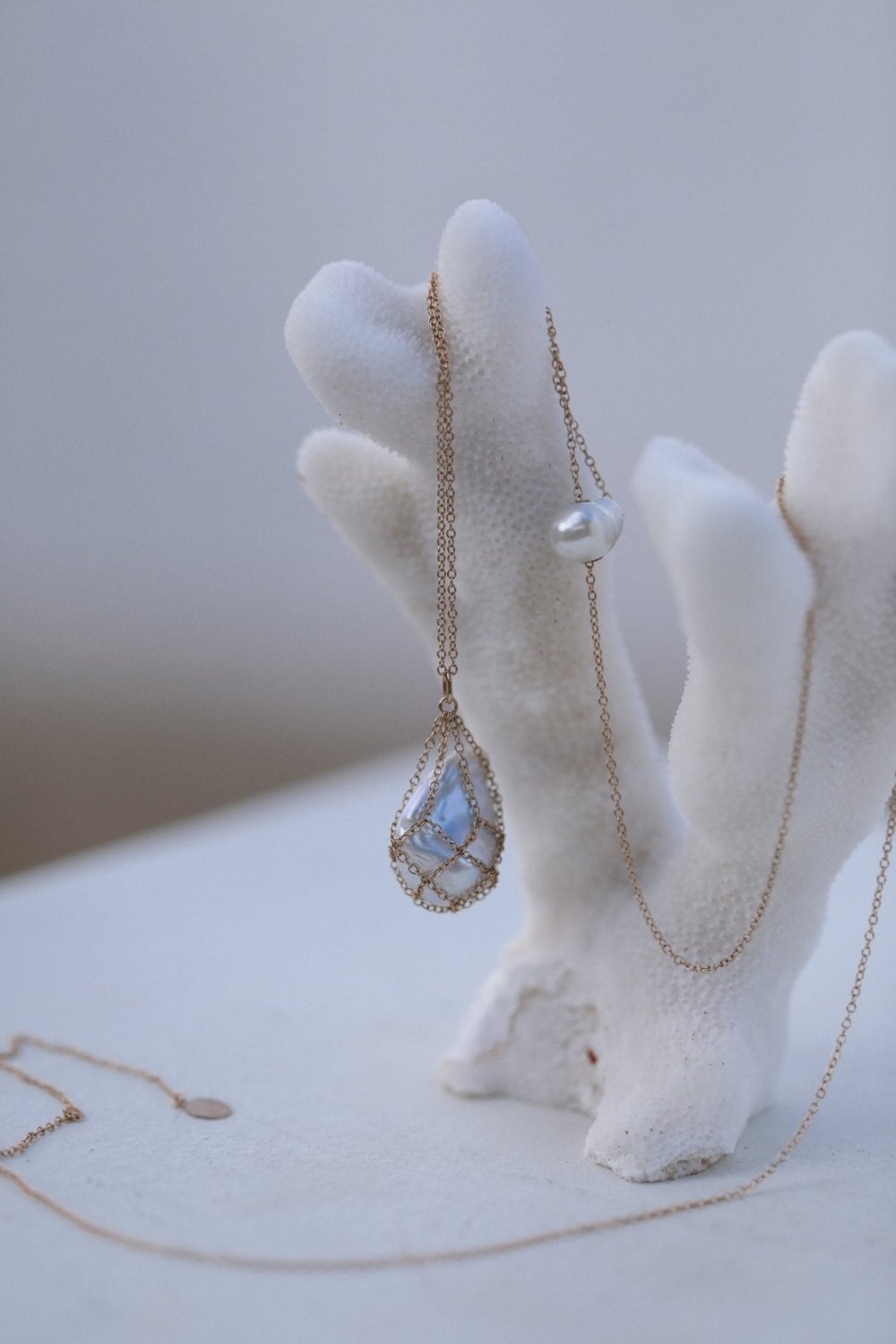 The Net Pendant - Maris Pearl Co.