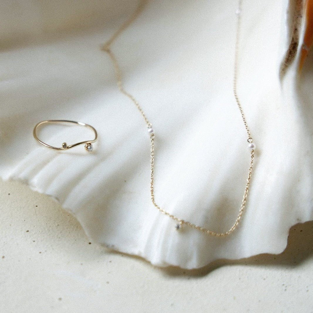 The Seafoam Necklace - Maris Pearl Co.