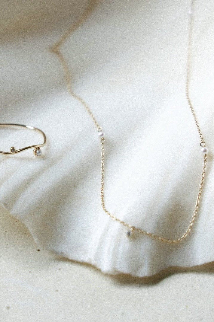 The Seafoam Necklace - Maris Pearl Co.