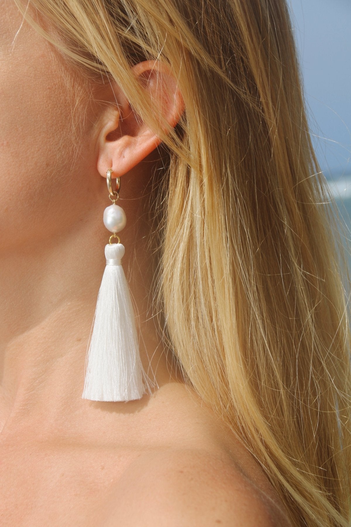 The Tassel Earring - Maris Pearl Co.