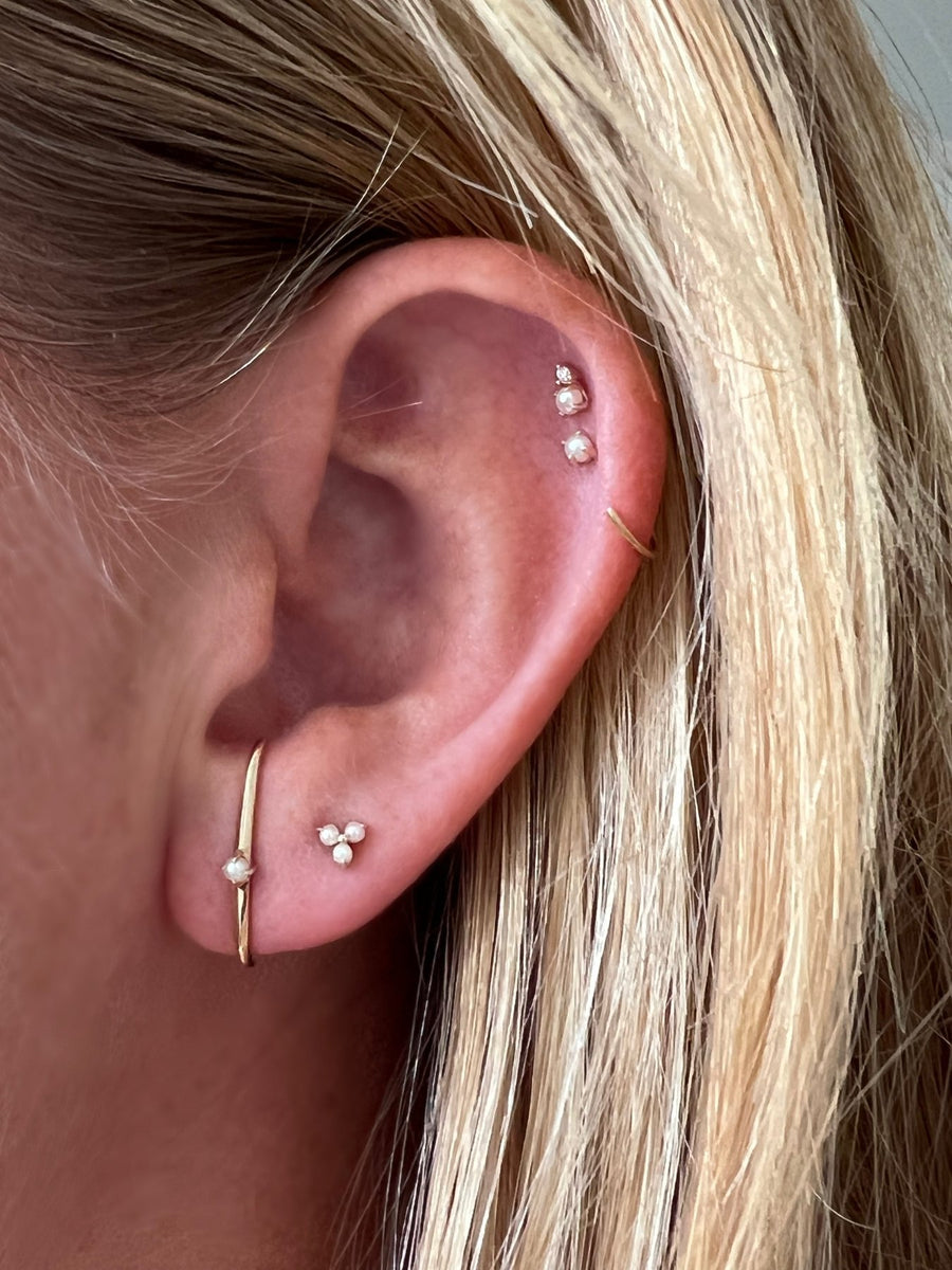 The Trefoil Earring - Maris Pearl Co.